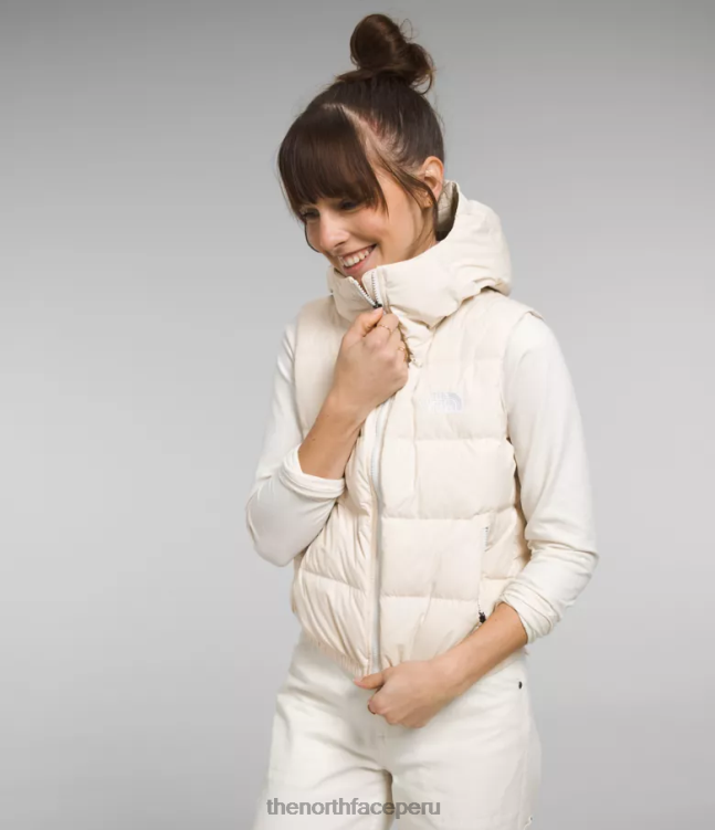 The North Face chaleco de plumas de hidrenalita mujer ropa 00TVT841 gardenia blanca