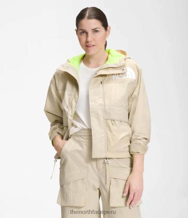 The North Face Chaqueta corta de montaña 86 low-fi hi-tek mujer ropa 00TVT941 grava