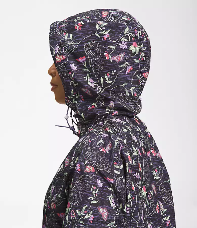 The North Face chaqueta hidrenalina 2000-25'' de largo mujer ropa 00TVT676 tnf negro iwd imprimir