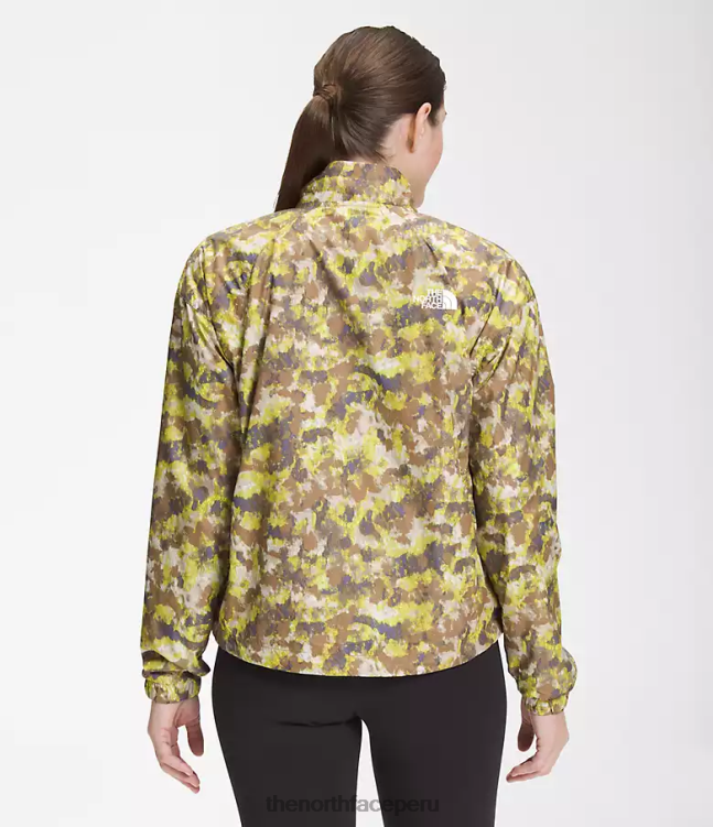 The North Face jersey hidrenalina 2000 mujer ropa 00TVT1020 estampado camp punteado en marrón utilitario