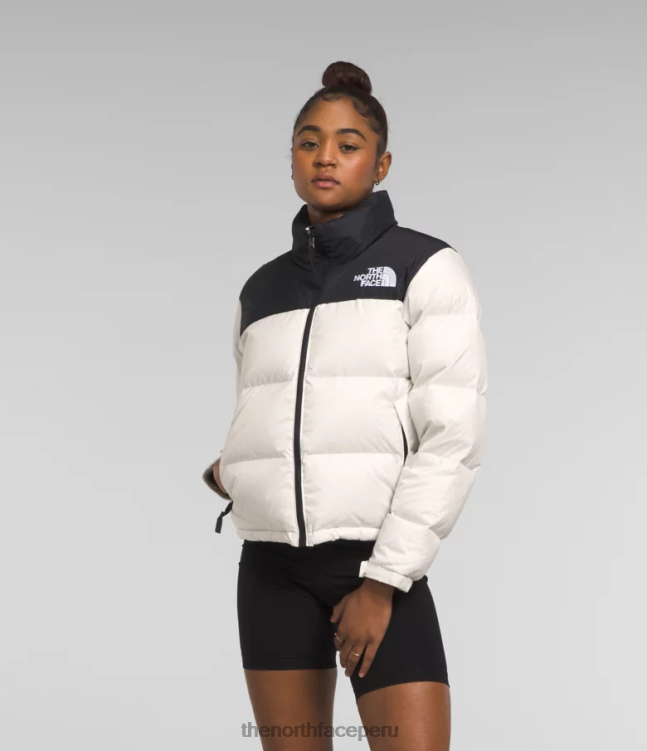 The North Face chaqueta retro nuptse 1996 mujer ropa 00TVT724 gardenia blanca
