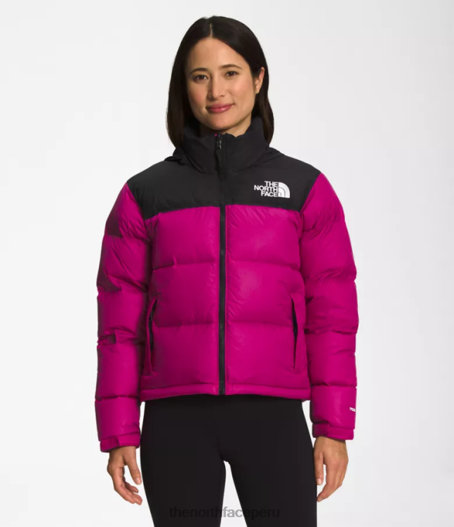 The North Face chaqueta retro nuptse 1996 mujer ropa 00TVT728 rosa fucsia