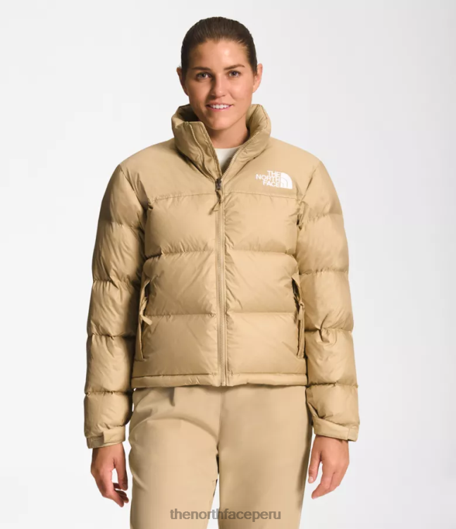 The North Face chaqueta retro nuptse 1996 mujer ropa 00TVT731 piedra caqui