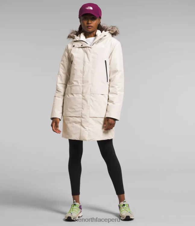 The North Face parka ártica gtx mujer ropa 00TVT234 gardenia blanca