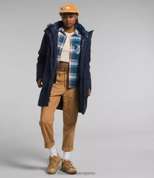 The North Face parka ártica gtx mujer ropa 00TVT235 cumbre marina