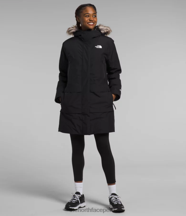 The North Face parka ártica gtx mujer ropa 00TVT236 negro