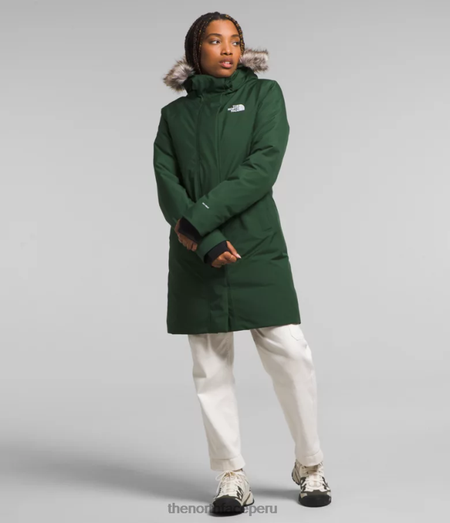 The North Face parka ártica mujer ropa 00TVT507 gardenia blanca