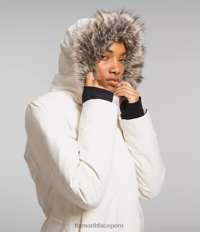 The North Face parka ártica mujer ropa 00TVT507 gardenia blanca