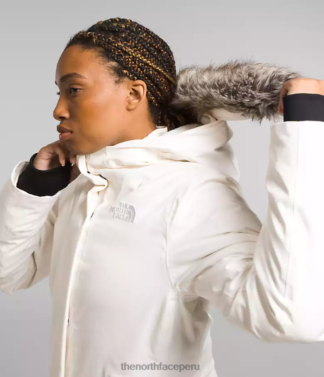 The North Face parka ártica mujer ropa 00TVT507 gardenia blanca