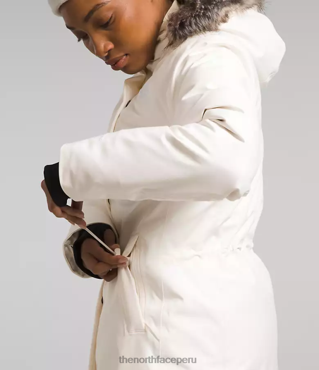 The North Face parka ártica mujer ropa 00TVT507 gardenia blanca
