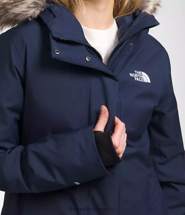 The North Face parka ártica mujer ropa 00TVT508 cumbre marina