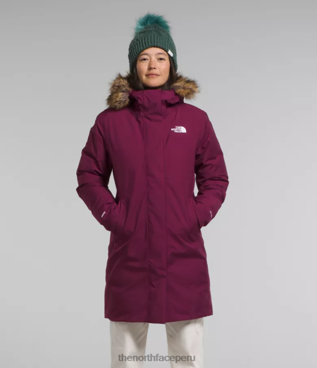 The North Face parka ártica mujer ropa 00TVT509 arándano