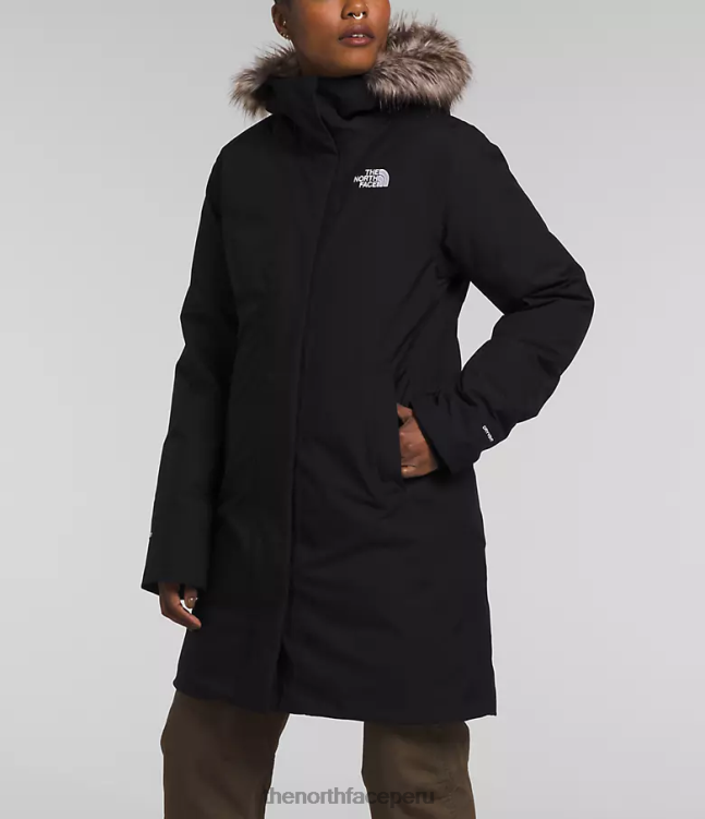 The North Face parka ártica mujer ropa 00TVT510 negro