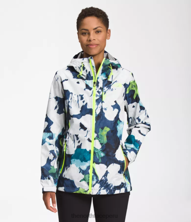 The North Face chaqueta altavista mujer ropa 00TVT328 estampado floral abstracto azul marino smmt