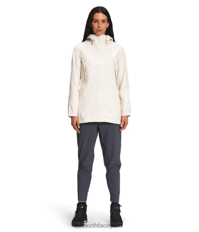 The North Face parka anora mujer ropa 00TVT47 gardenia blanca