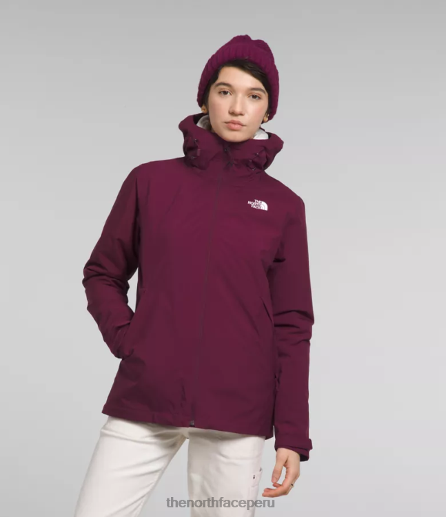 The North Face chaqueta triclimate carto mujer ropa 00TVT895 arándano