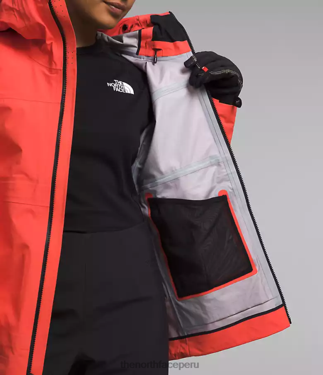 The North Face Chaqueta Summit Series Chamlang Futurelight mujer ropa 00TVT1173 naranja radiante