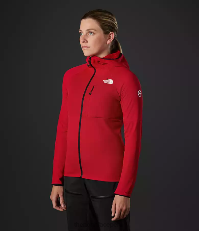 The North Face Summit Series Futurefleece sudadera con capucha y cremallera completa mujer ropa 00TVT736 tnf rojo
