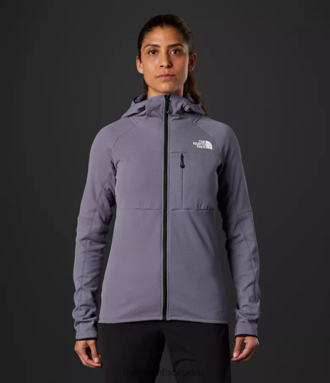 The North Face Summit Series Futurefleece sudadera con capucha y cremallera completa mujer ropa 00TVT738 pizarra lunar