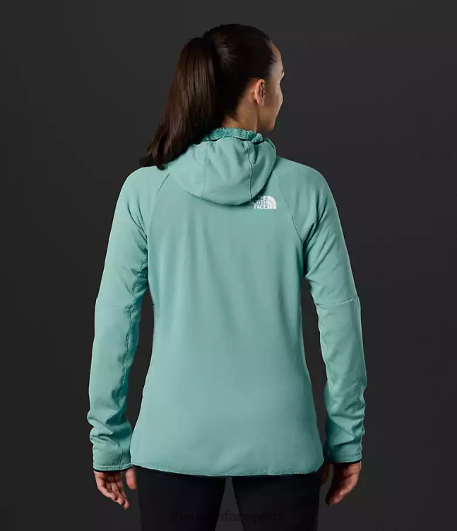 The North Face Summit Series Futurefleece sudadera con capucha y cremallera completa mujer ropa 00TVT740 aguas de arrecife