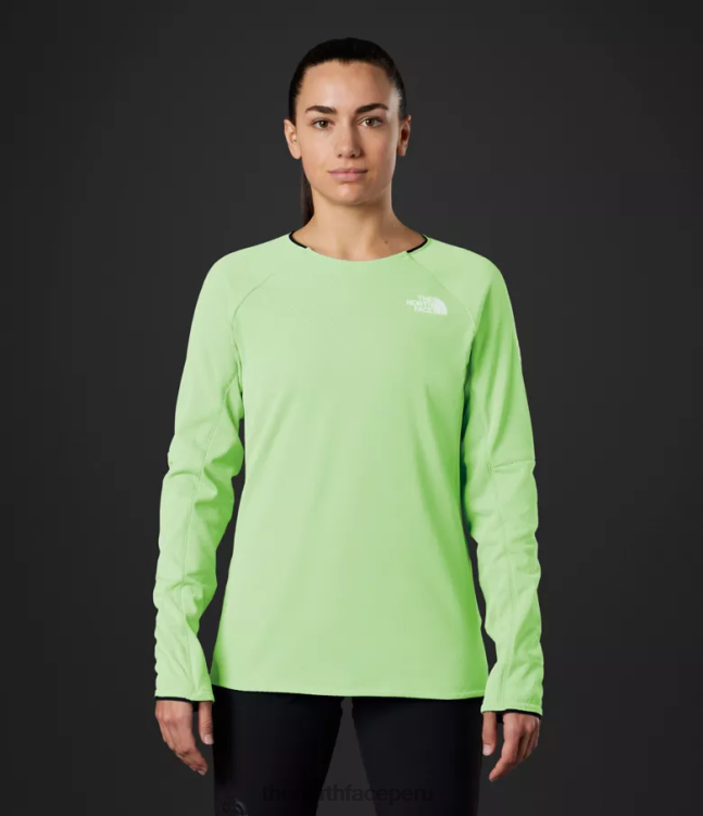 The North Face equipo de lana futura de la serie cumbre mujer ropa 00TVT162 pátina verde