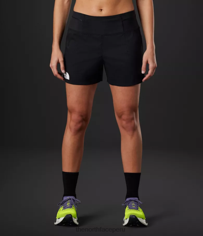 The North Face pantalones cortos para correr marcapasos de la serie Summit mujer ropa 00TVT748 negro