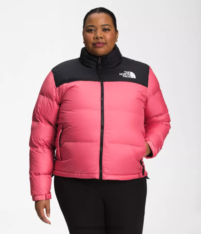 The North Face chaqueta nuptse retro 1996 mujer ropa 00TVT799 rosa cosmos