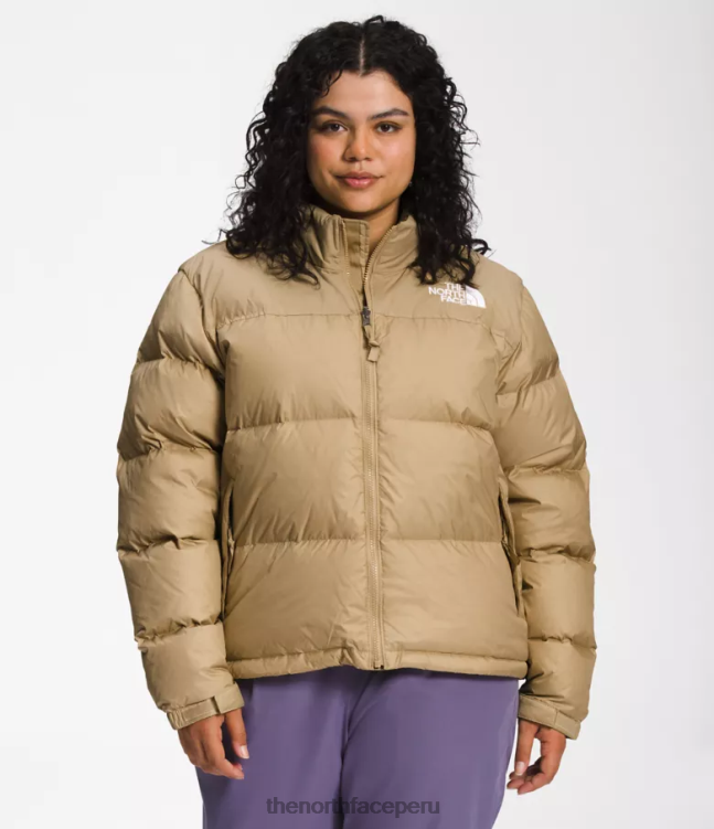 The North Face chaqueta nuptse retro 1996 mujer ropa 00TVT800 piedra caqui