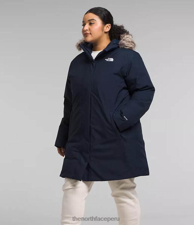 The North Face más parka ártica mujer ropa 00TVT966 cumbre marina