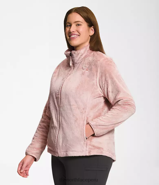 The North Face plus chaqueta de osito mujer ropa 00TVT1092 musgo rosa