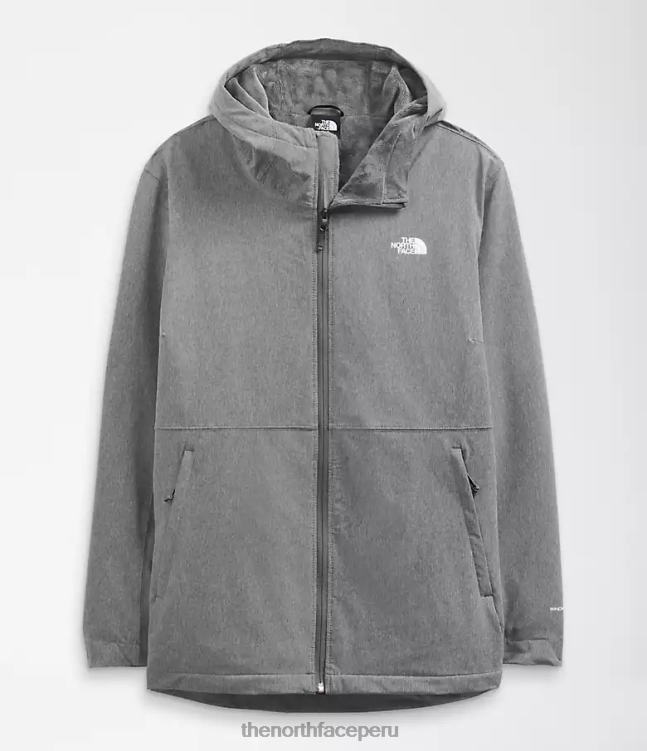 The North Face sudadera con capucha de shelbe raschel mujer ropa 00TVT1177 tnf gris medio jaspeado