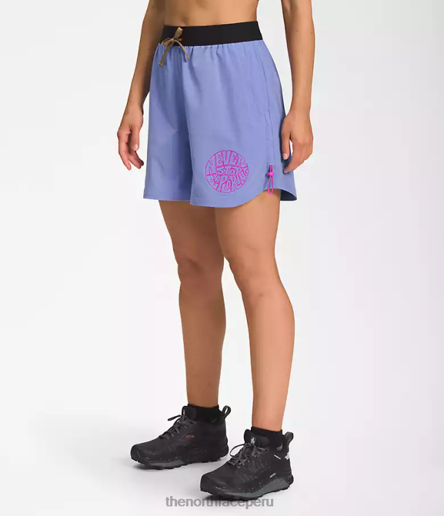 The North Face pantalones cortos trailwear okt mujer ropa 00TVT624 bígaro intenso/marrón utilitario