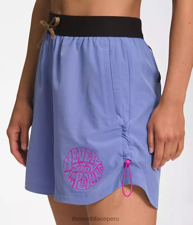 The North Face pantalones cortos trailwear okt mujer ropa 00TVT624 bígaro intenso/marrón utilitario