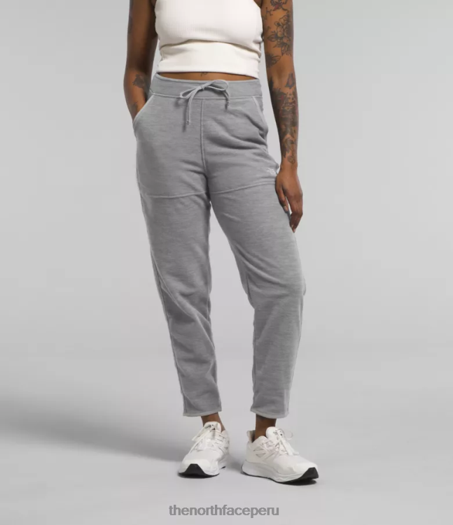 The North Face pantalones alpinos polartec 100 mujer ropa 00TVT848 tnf gris medio jaspeado