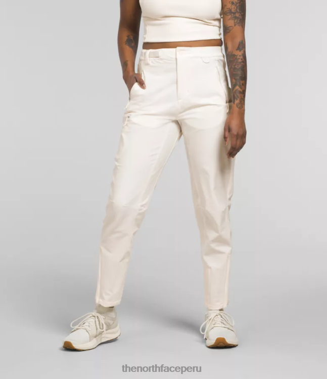 The North Face pantalones bridgeway pro mujer ropa 00TVT168 gardenia blanca