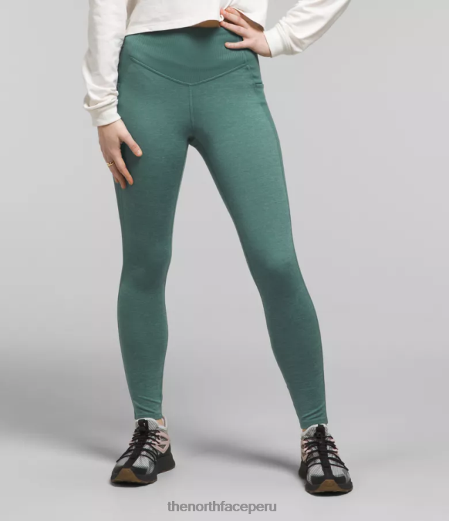 The North Face medias con bolsillo Dune Sky mujer ropa 00TVT382 brezo salvia oscuro