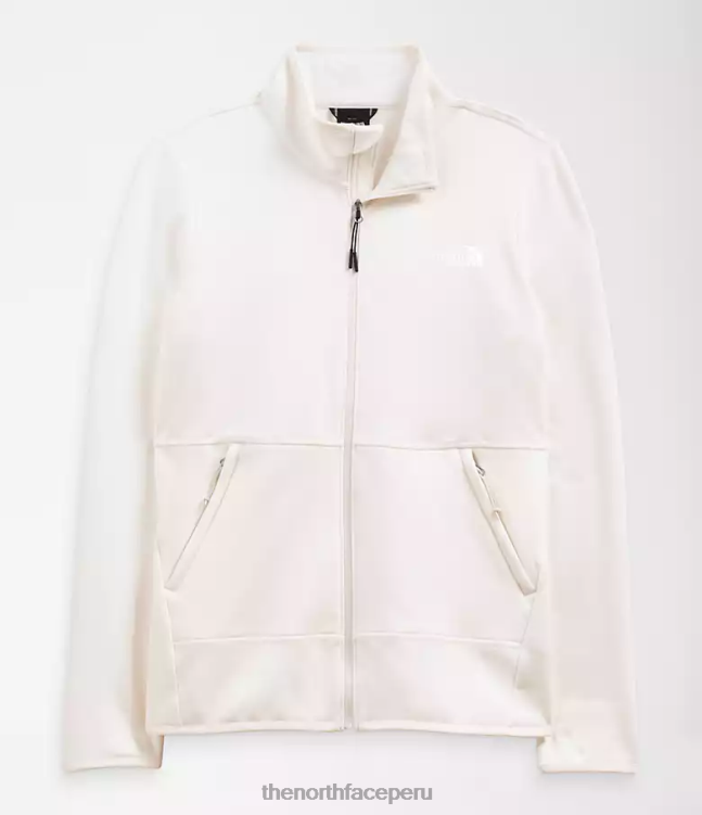 The North Face Canyonlands con cremallera completa mujer ropa 00TVT376 gardenia brezo blanco