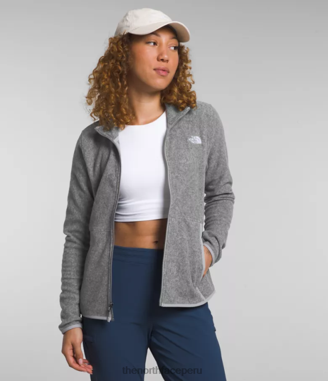 The North Face chaqueta alpina polartec 100 mujer ropa 00TVT1014 tnf gris medio jaspeado