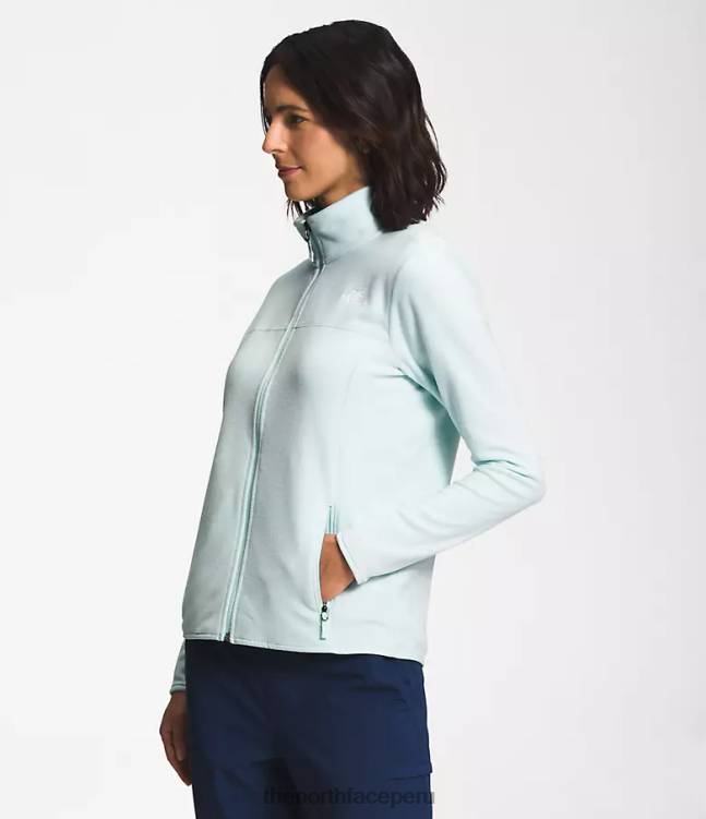 The North Face chaqueta tka glacier con cremallera completa mujer ropa 00TVT619 claraboya azul