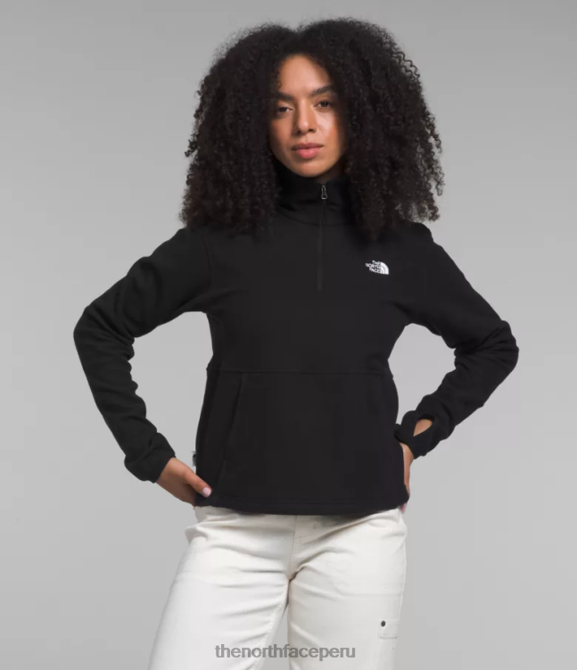 The North Face Alpine Polartec 100 - capucha con cremallera mujer ropa 00TVT158 negro