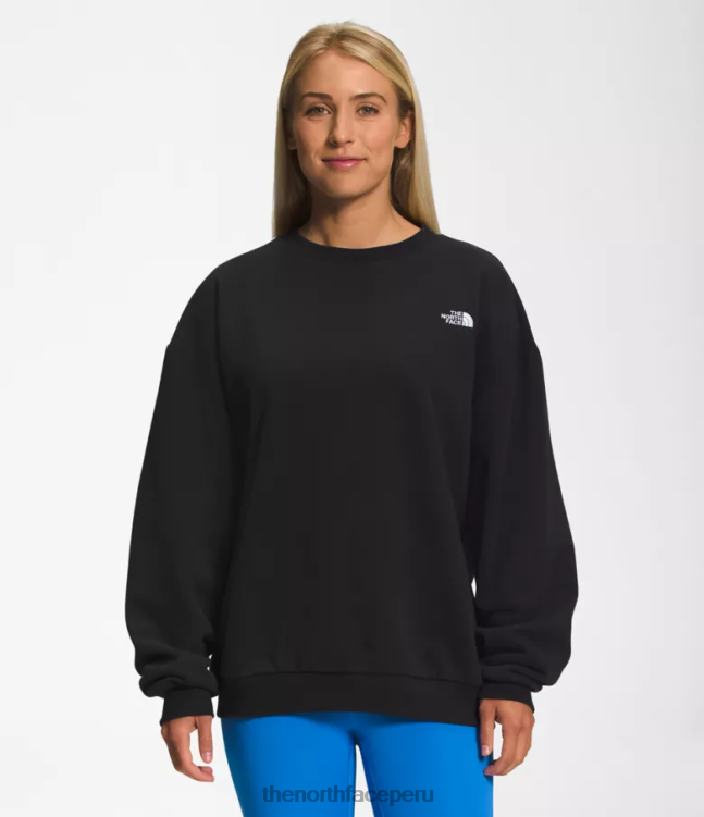 The North Face equipo de lana de fieltro mujer ropa 00TVT808 negro