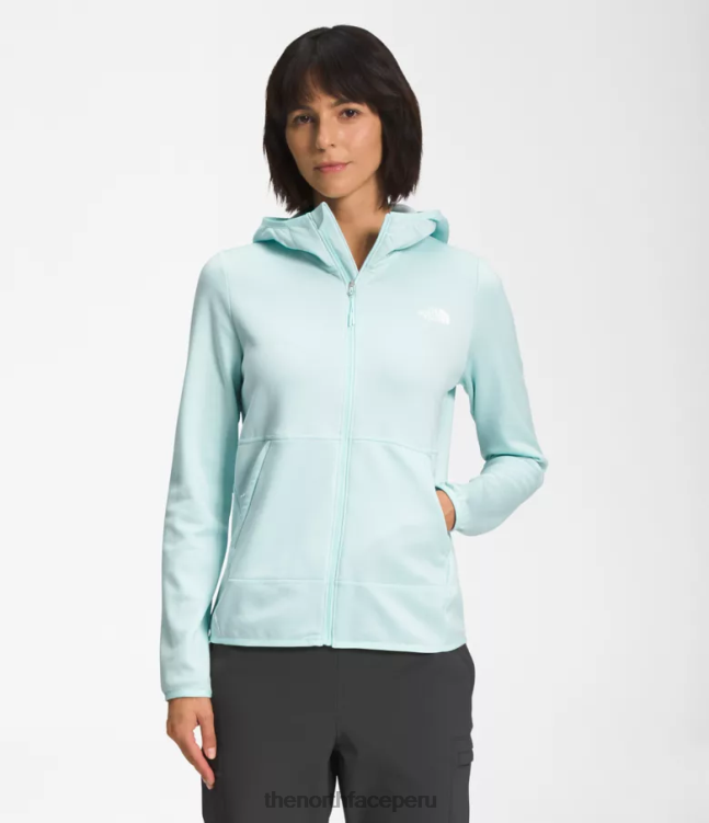 The North Face sudadera con capucha de canyonlands mujer ropa 00TVT745 claraboya azul blanco brezo