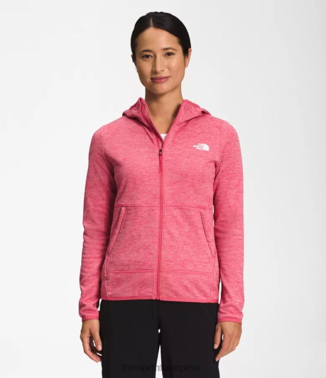 The North Face sudadera con capucha de canyonlands mujer ropa 00TVT746 cosmo rosa blanco brezo