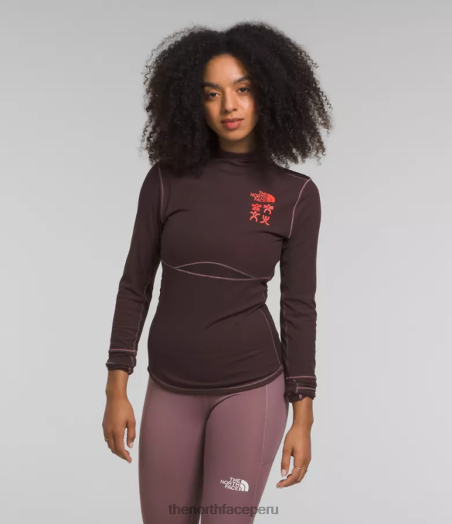 The North Face trailwear ursa major manga larga mujer ropa 00TVT1147 marrón carbón