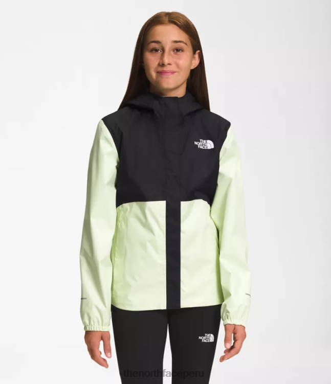 The North Face chaqueta de lluvia anora niños ropa 00TVT753 crema de lima