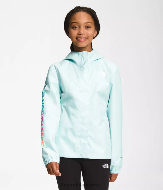 The North Face chaqueta de lluvia anora niños ropa 00TVT757 claraboya azul