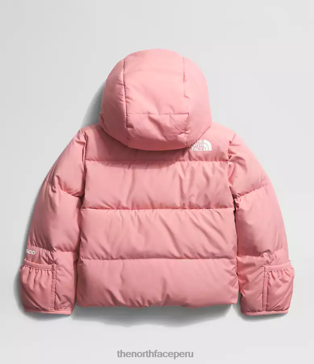 The North Face chaqueta con capucha North Down bebé ropa 00TVT765 rosa sombría