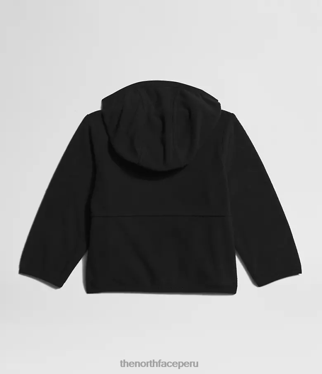 The North Face sudadera con capucha y cierre completo glaciar bebé ropa 00TVT990 negro