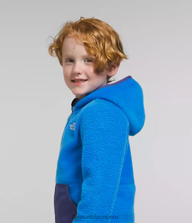 The North Face Forrest sudadera con capucha y cierre completo niños ropa 00TVT465 azul optico