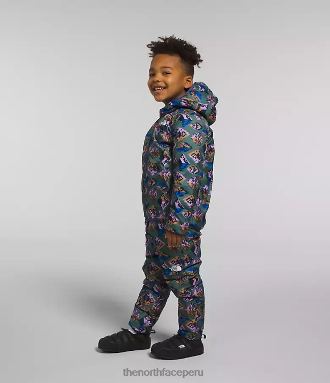 The North Face pantalones termoball reversibles niños ropa 00TVT1191 cueva azul